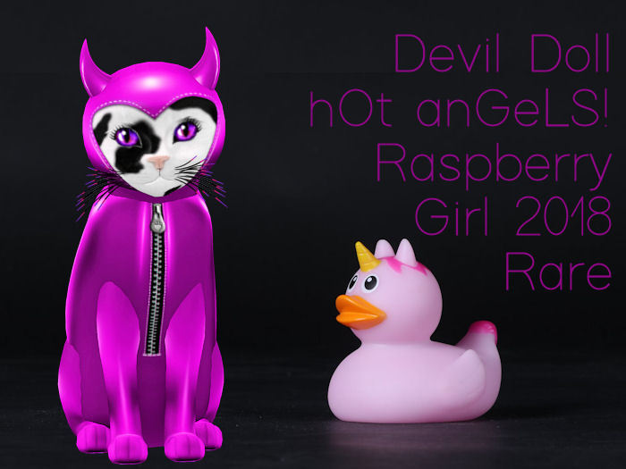 KittyCatS Box - Devil Doll - hOt anGeLS! - Raspberry - Rare - 2