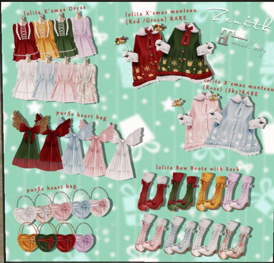 =Zenith=purfle heart bag (Red)