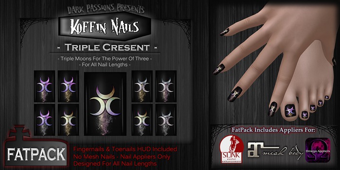 DP - Koffin Nails - FatPack - Triple Crescent (Boxed)