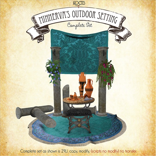 [noctis] MInnerva's outdoor set COMPLETE V3 BOXED