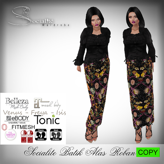 Socialite Batik Alas Roban *CLASSIC & [R]MESH [Wear Me!]