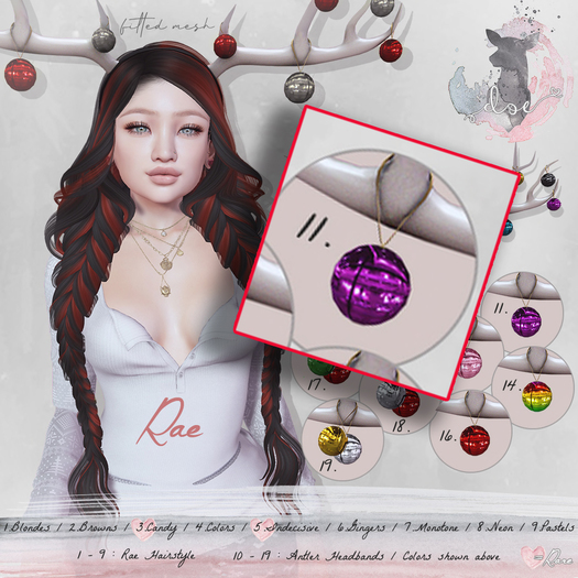 11.Doe: Rae Antlers Headband - Purple