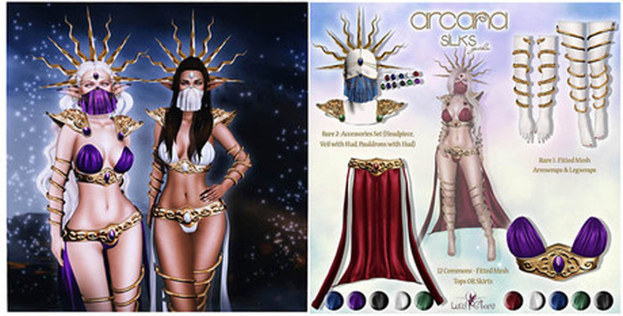 Luas Arcana Top Hourglass Purple