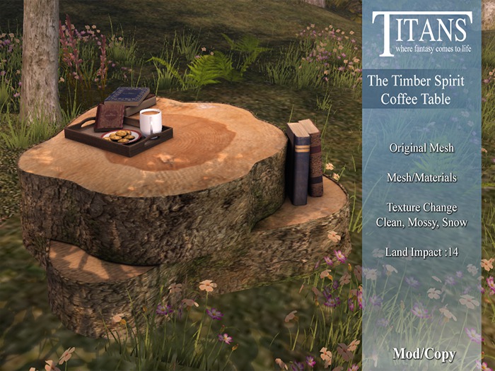 Titans - The Timber Spirit - Coffee Table