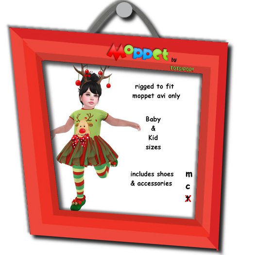 Moppet Rudolph Play Set Green