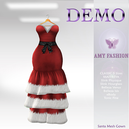 =AF= Santa Mesh Gown - DEMO