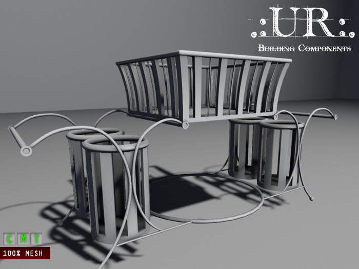 .:UR:. Orchard Kitchen - Dish Rack II (full perm mesh)