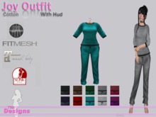 Joy Outfit With Hud Cotton