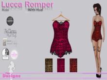 Lucca Romper With Hud Kiss