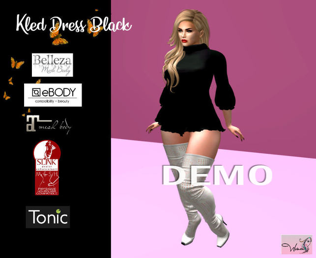 DEMO - [Woman]  Kled Dress - For  All Models
