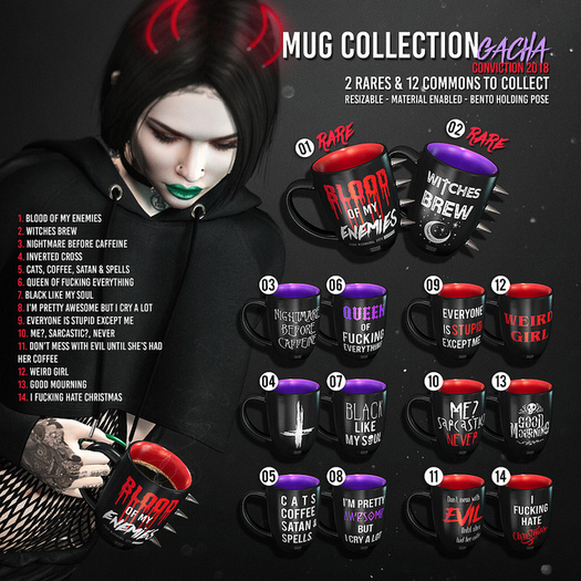 [ Conviction ] Mug Collection - 08 - COMMON