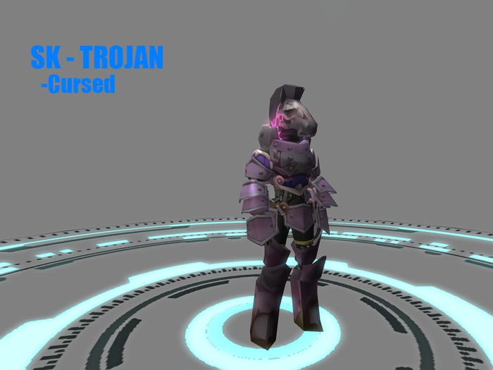 sk Trojan Cursed armor set