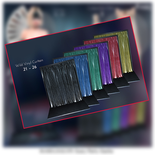 #selfie_RAMA - Wild Vinyl Curtain 'Yellow'