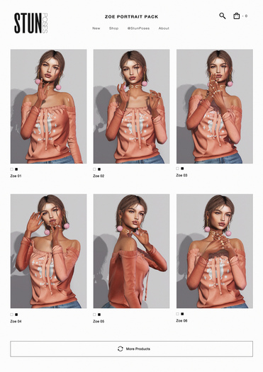 STUN - Pose Pack Collection Bento 'Zoe' #55