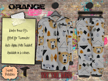 < SP >  Winter Bear PJ's for Tweenter - Orange