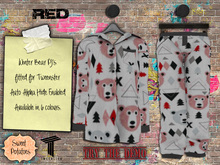 < SP > Winter Bear PJ's for Tweenter - Red