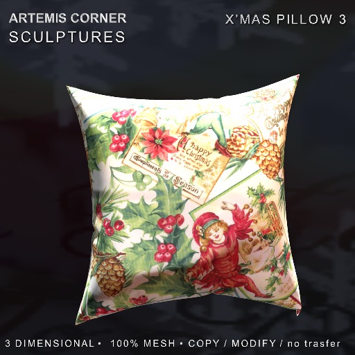 *AC* Christmas pillow - 3 