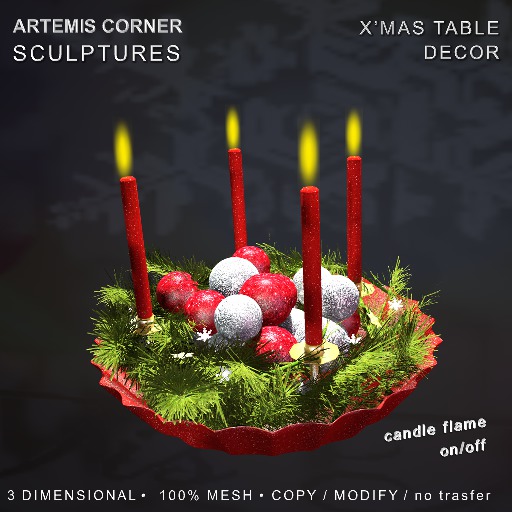 *AC* Christmas table decor d.box