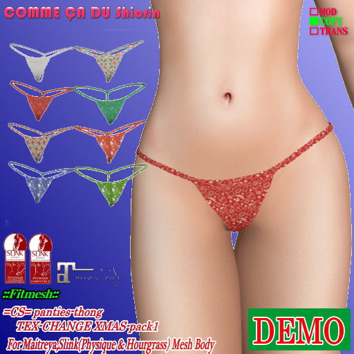 =CS= panties-thong TEX-CHANGE XMAS1 DEMO(ADD ME)