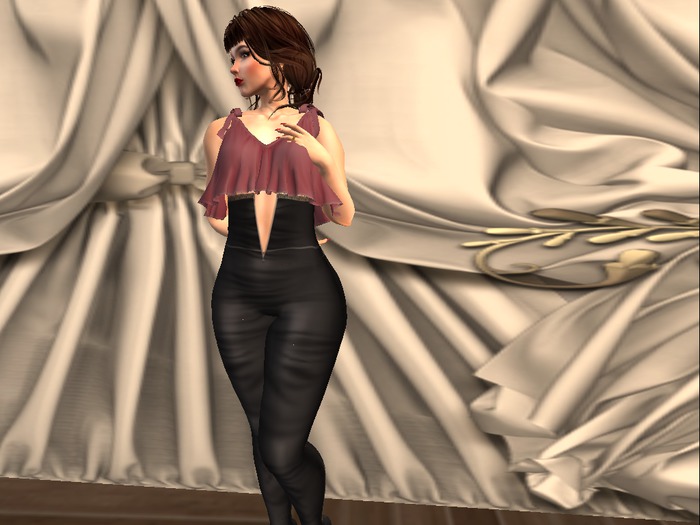 caixa presente Lishouse calca corpete e top