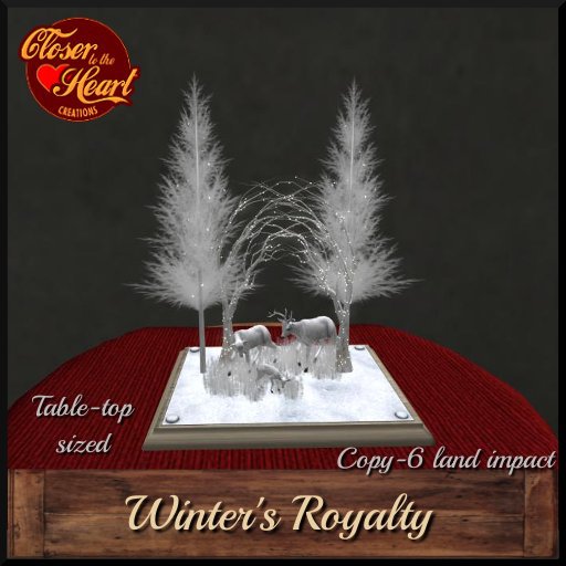 WInter's Royalty Table Top Statue**