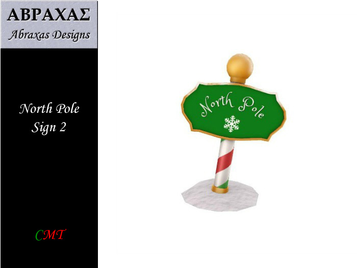 AD North Pole Sign 2