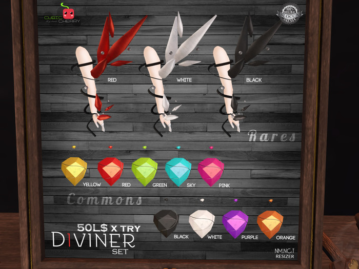 {Diviner~ yellow} crystal .::Cubic Cherry Kre-ations::.