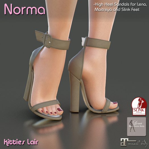 *KL* Sandals Norma Brown