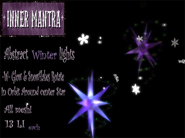 +Inner Mantra+ Abstract Christmas/winter lights