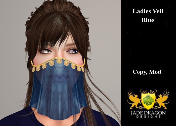 Ladies Blue Veil