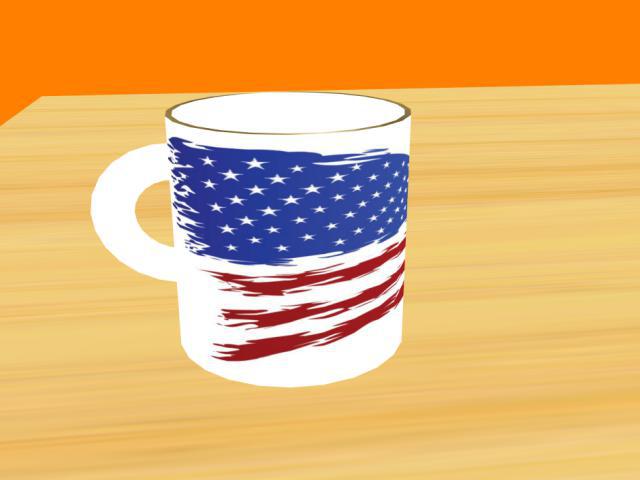 American Flag mug