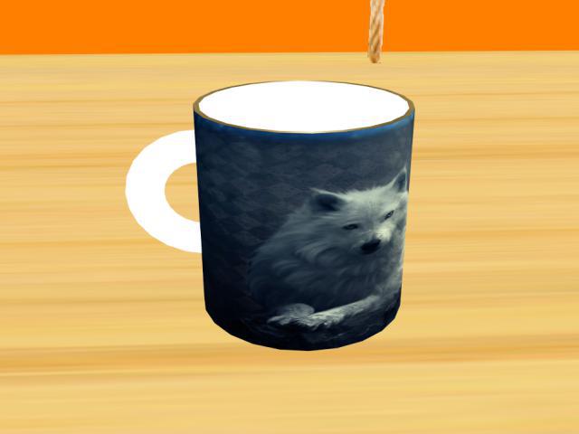 White Wolf mug