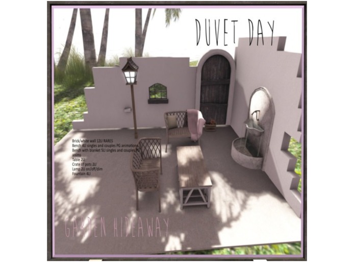 [DD] Garden Hideaway white walls MT RARE