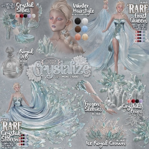 :Moon Amore: Crystallize / Crystals Props / ROUGE