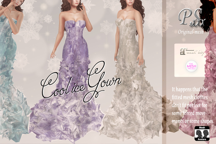 *~PS~*Cool ice Gown_rose