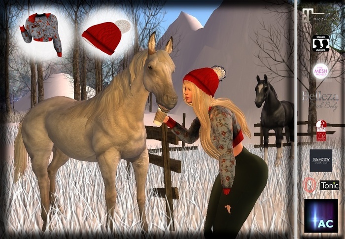 CHLOE´S - *Winter Jacket and Pompom Hat*