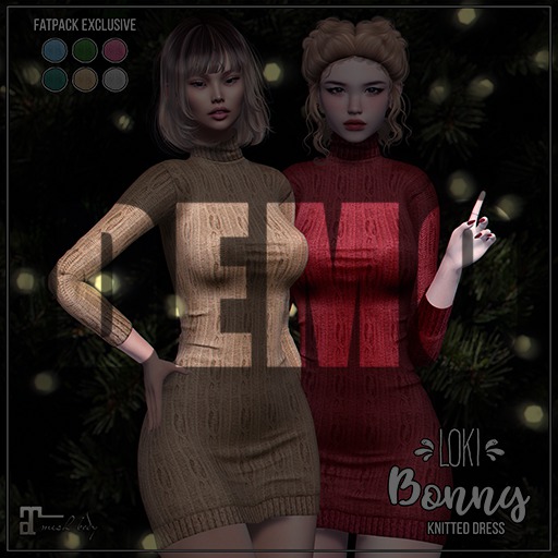 Loki - Bonny Knitted Dress - DEMO