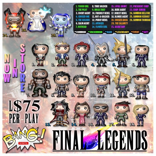 Bang! Figures - Final Legends #25 - Summon Icedust (LEGENDARY)