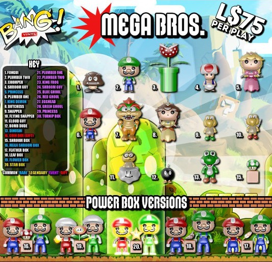 Bang! Figures - Mega Bros. #5 - Princess (RARE)