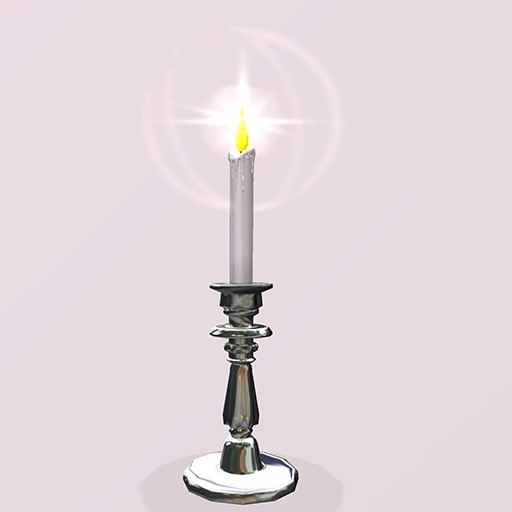 Second Life Marketplace *..Silvery K..*Garden party(Candle_Silver)13