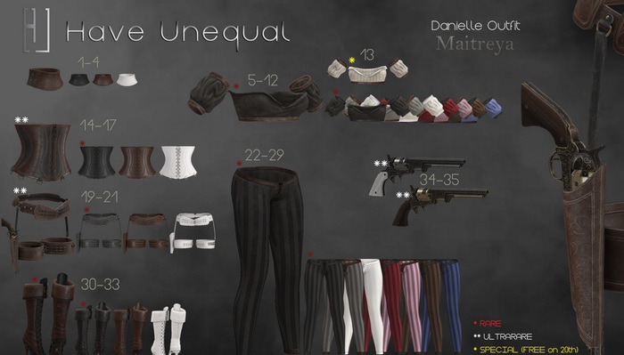 [HU] #24 Danielle Pants_Grey_Maitreya COMMON