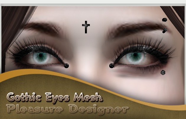 Eyes mesh Gothic Grey