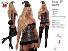 *BSASSY* SEXY ELF OUTFIT WITH BOOTS