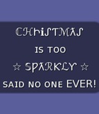 .:{ MG }:.  Christmas Is Too Sparkly - Gesture