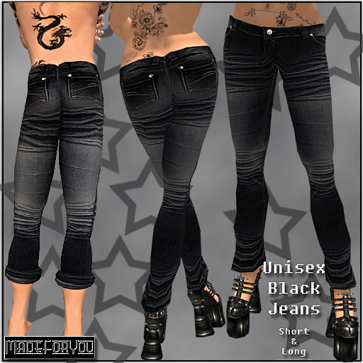 Jeans-Black-LowCut/MadeForYou