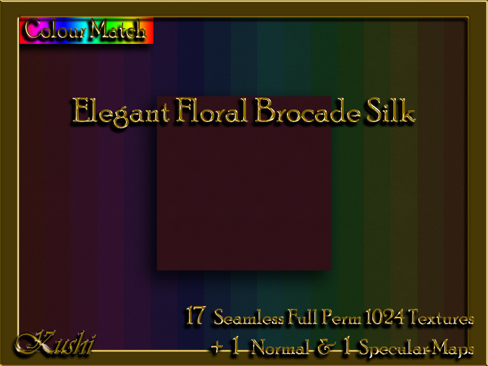 Elegant Floral Brocade Silk Solids Textures