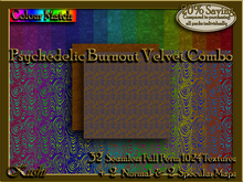 !Kushi! PsychedelicBurnoutVelvetCOMBO Textures -WEAR TO UNPACK