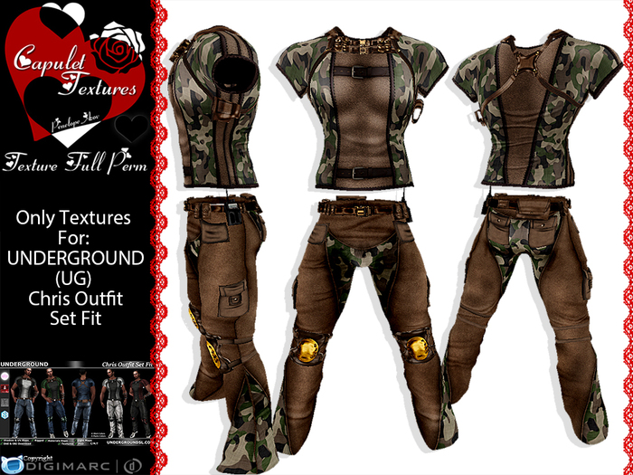 *Capulet ONLY Texture_::UNDERGROUND::Chris Outfit