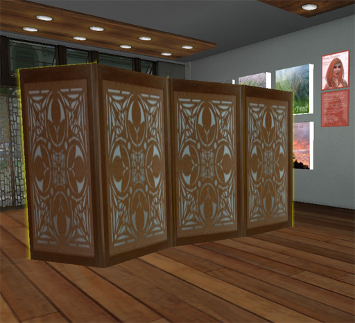 Cut Out Wood Screen: Personal