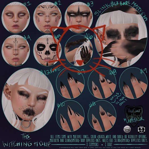 6. VileCult - The Witching Hour Gacha. (BOXED)